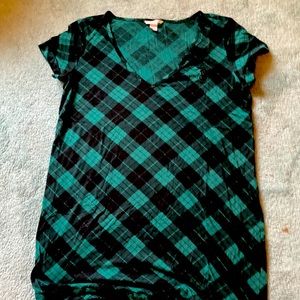 New without tags Victoria’s Secret plaid nightshirt xl